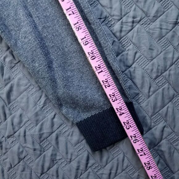 IZOD Sweater Mens XL Gray 1/4 Zip Pullover Long Sleeve High Neck Casual - Picture 5 of 8